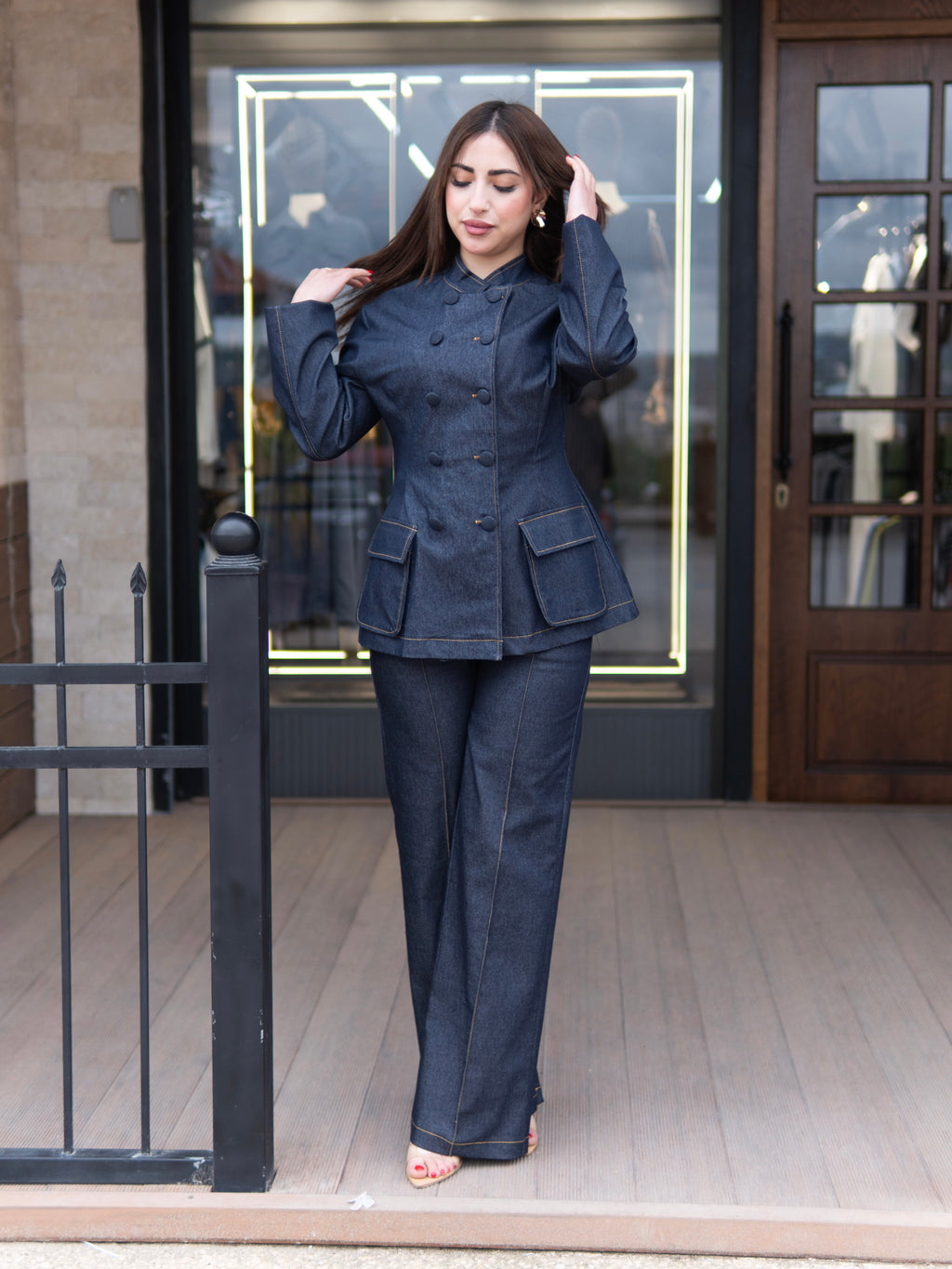 Denim Elegance Set