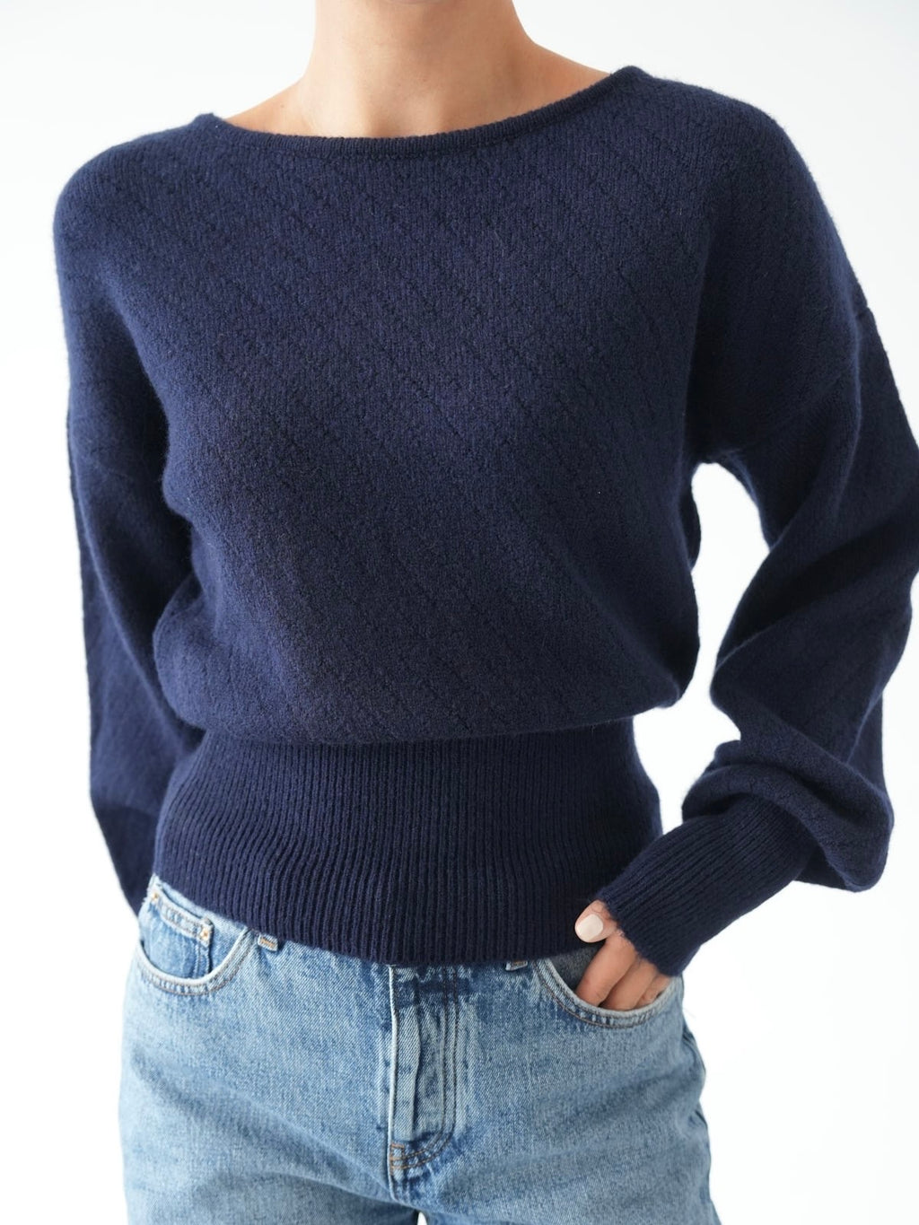 Navy Sweater