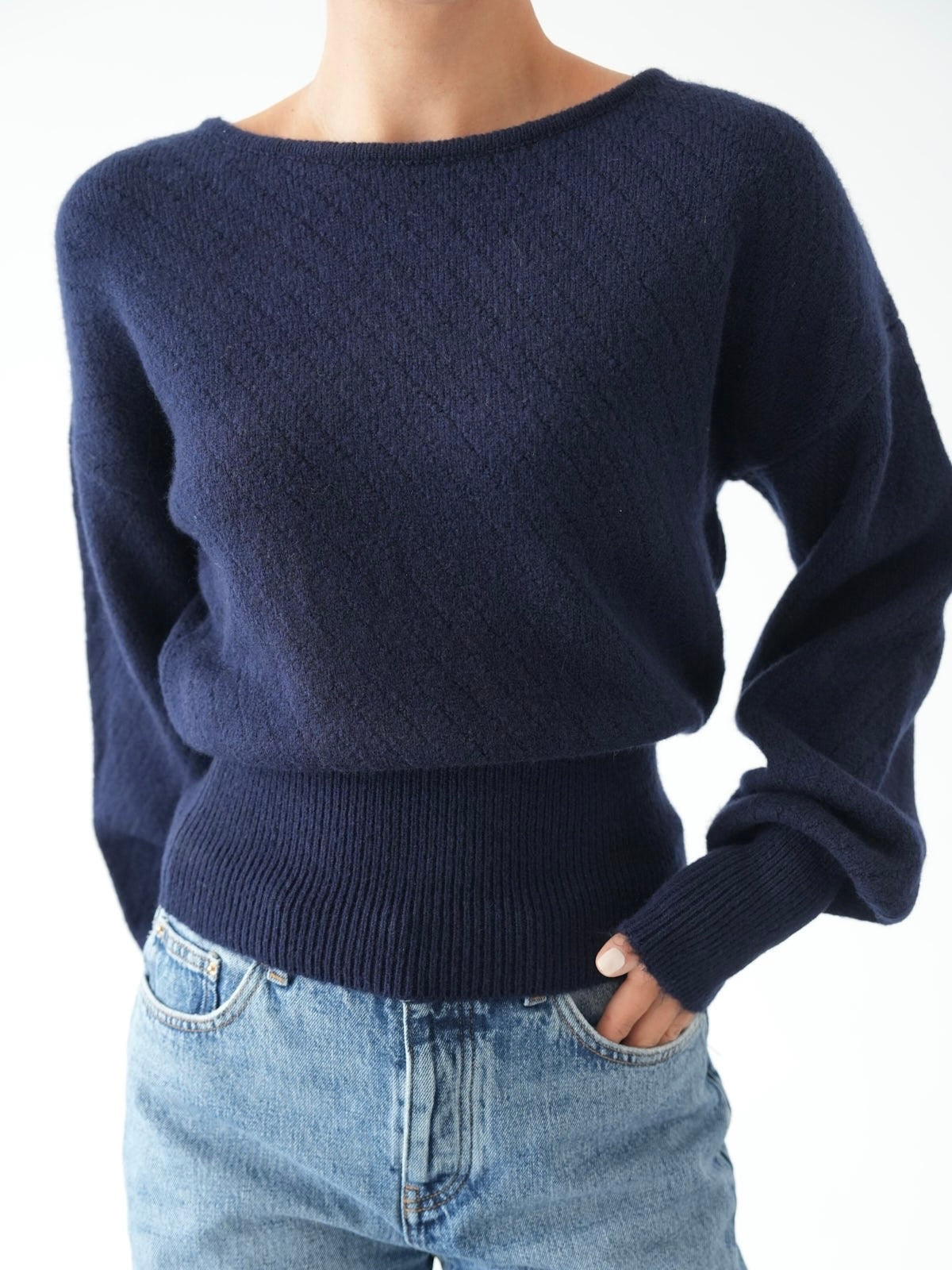 Navy Sweater