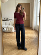 Tommy Hilfiger Burgundy Blouse
