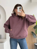 Dark Mauve Hoodie