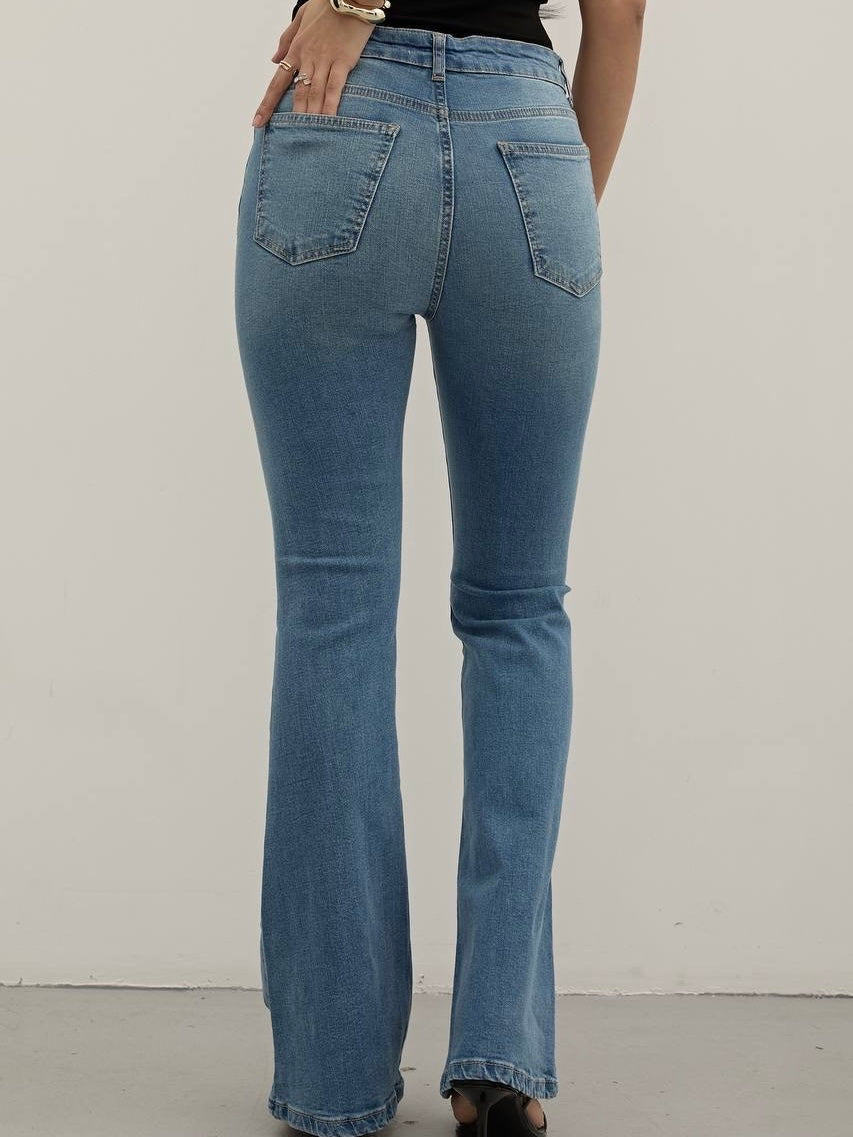 High Waist Flare Jeans