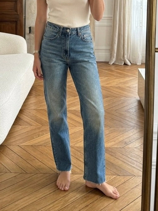 High Waist Zara Straight Jeans