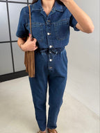 Classic Denim Jumpsuit