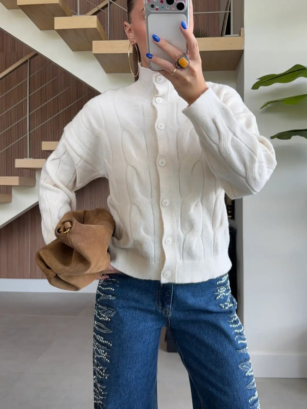 Off White Cardigan