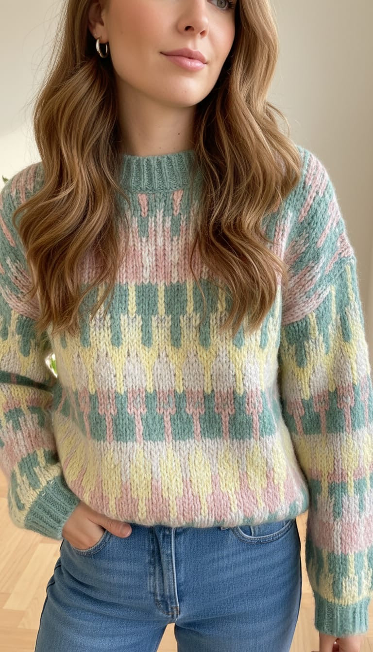 Pastel Dream Knit Sweate