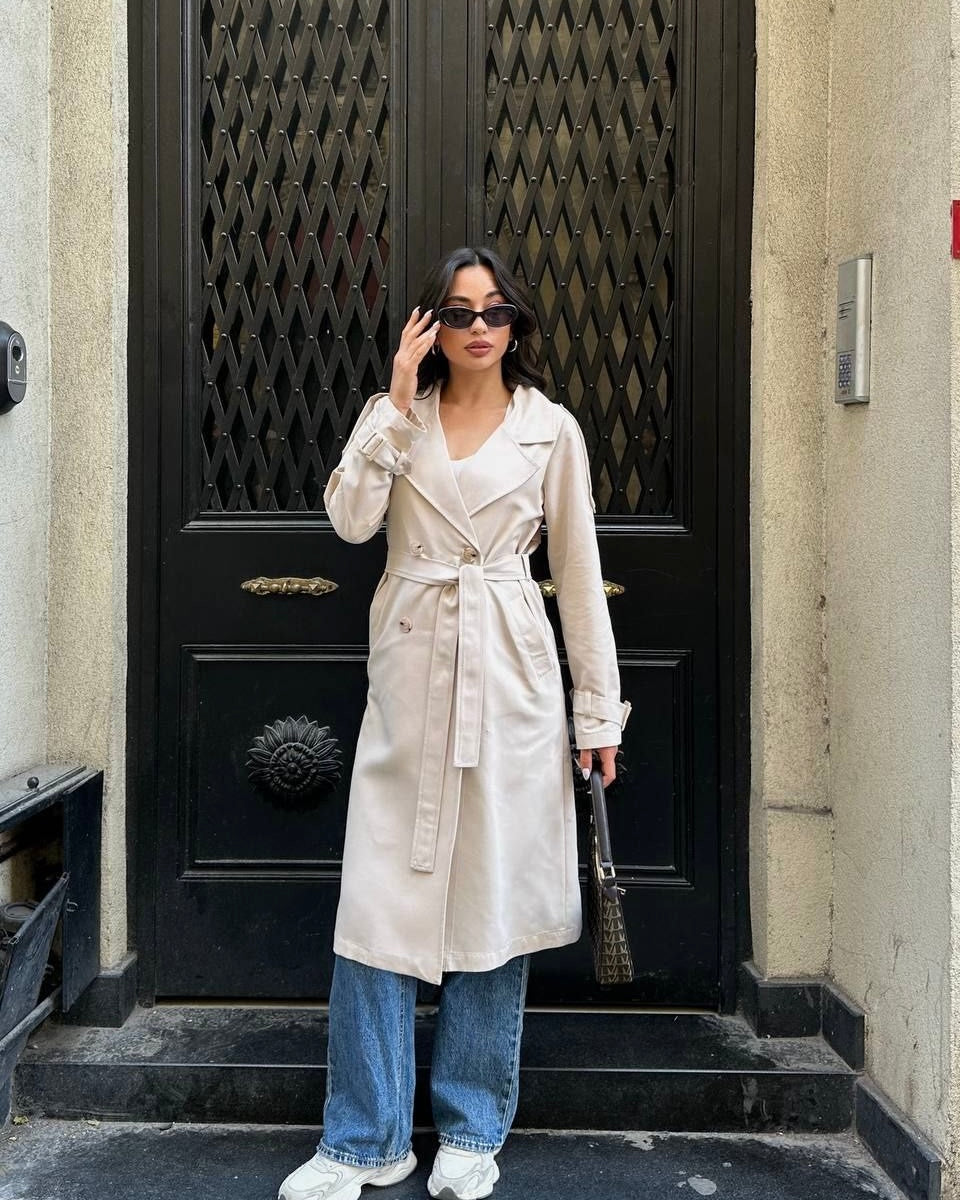 Beige Trench Coat