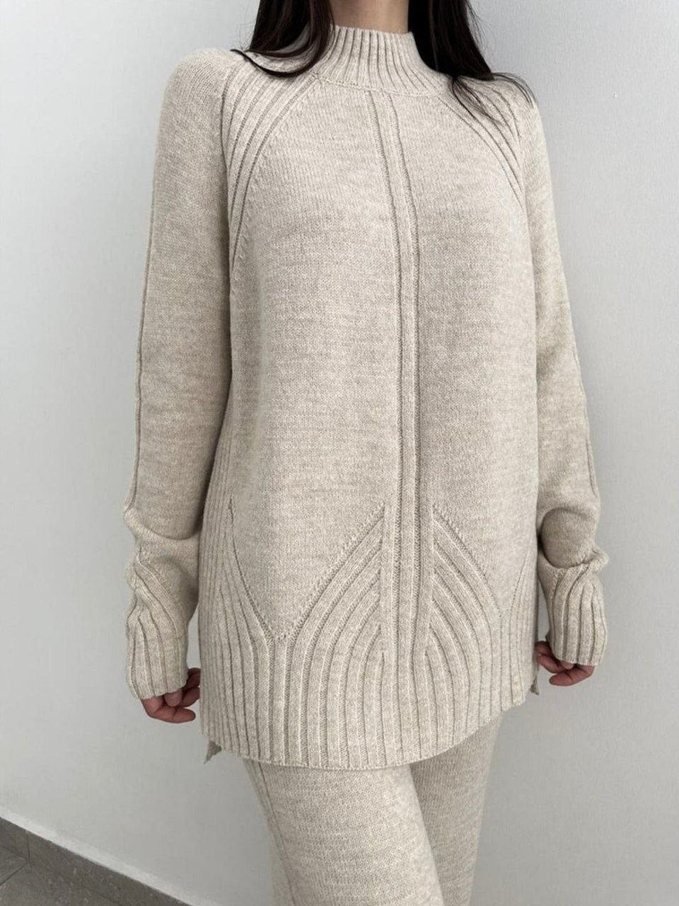Beige Wool Set