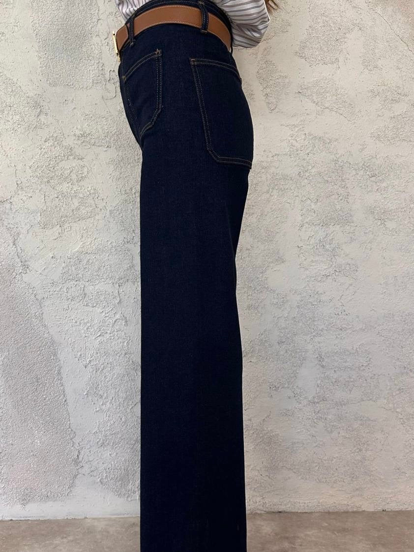 High Waist Straight Jeans