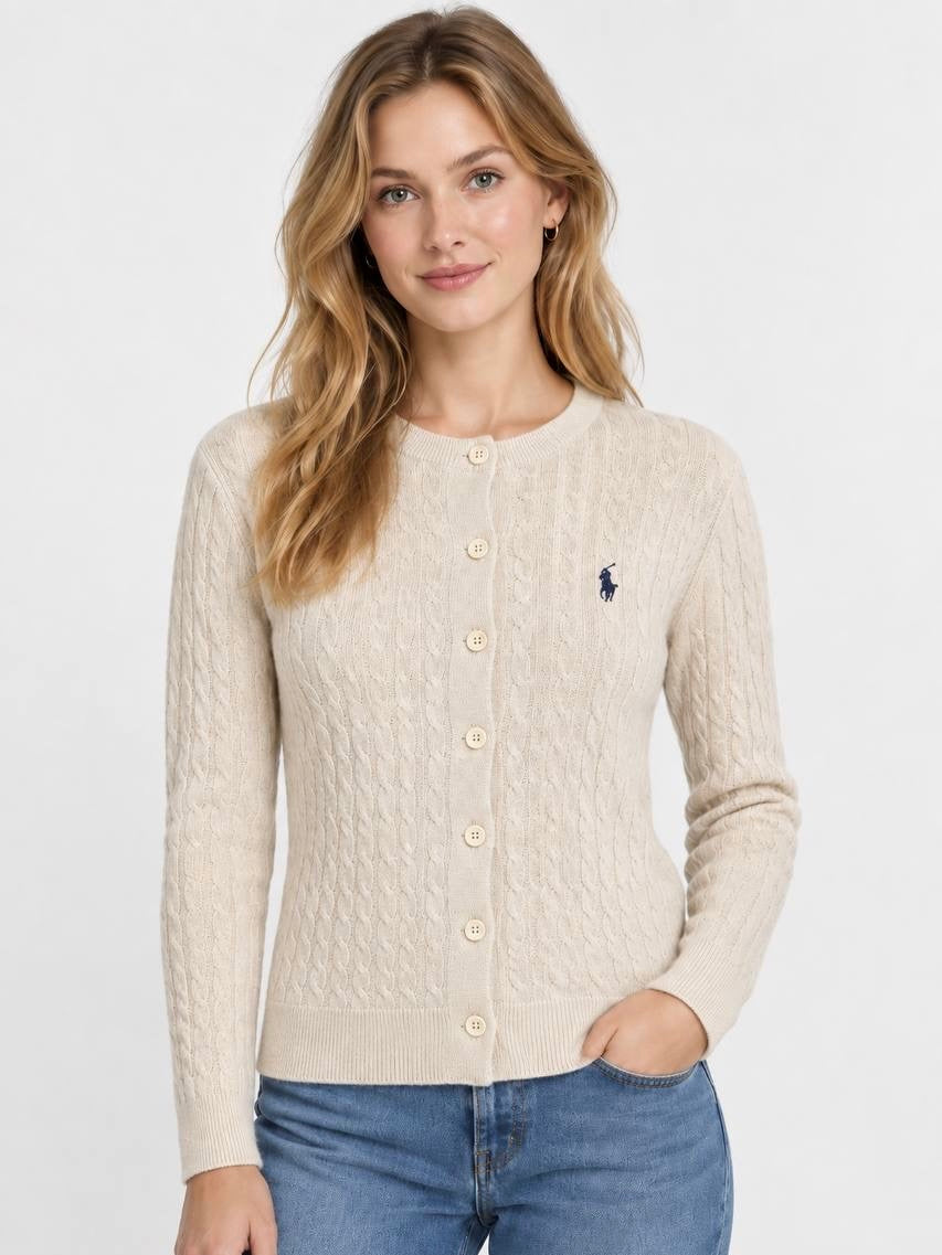 Polo Beige Cardigan