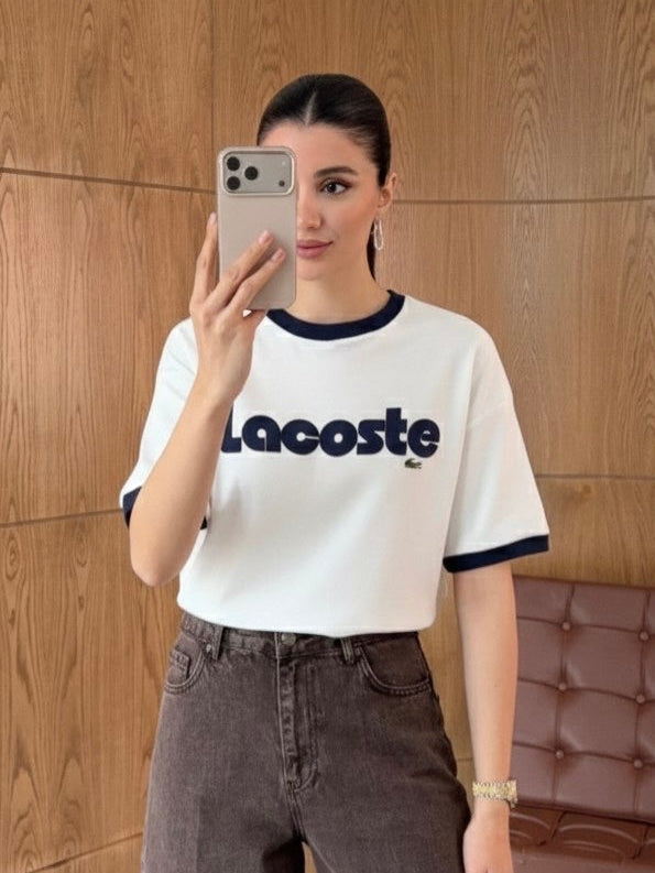 Lacoste Round Neck Top