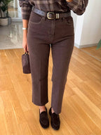 High Waist Straight Jeans