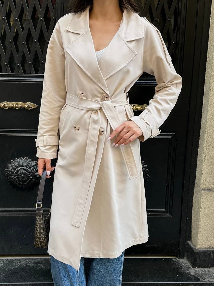 Beige Trench Coat