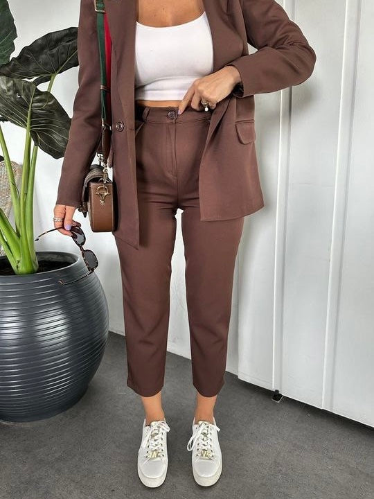 Mocha Chic Suit Set