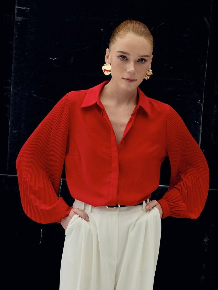 Red Formal Shirt