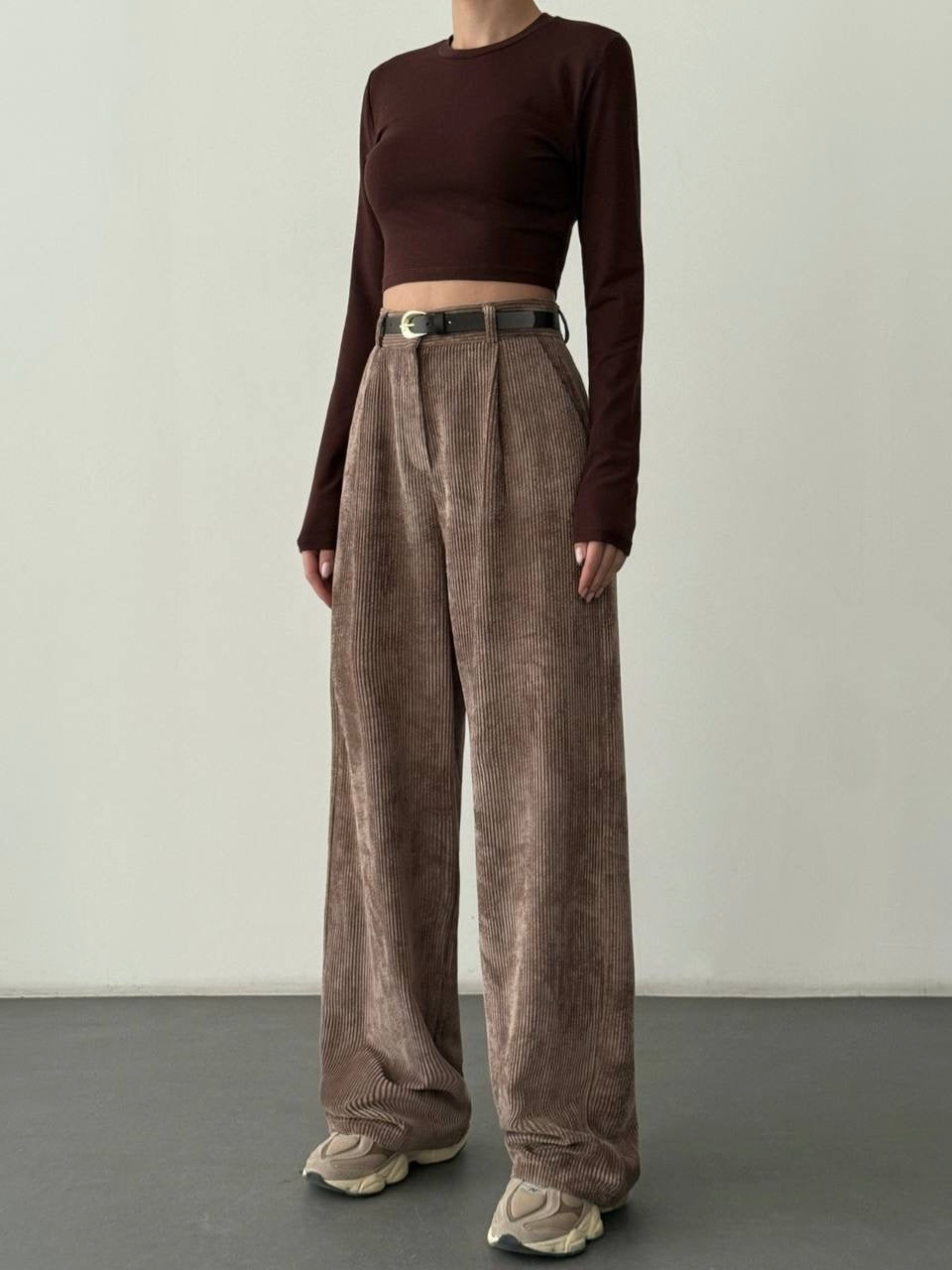 Corduroy Wide Leg Pants