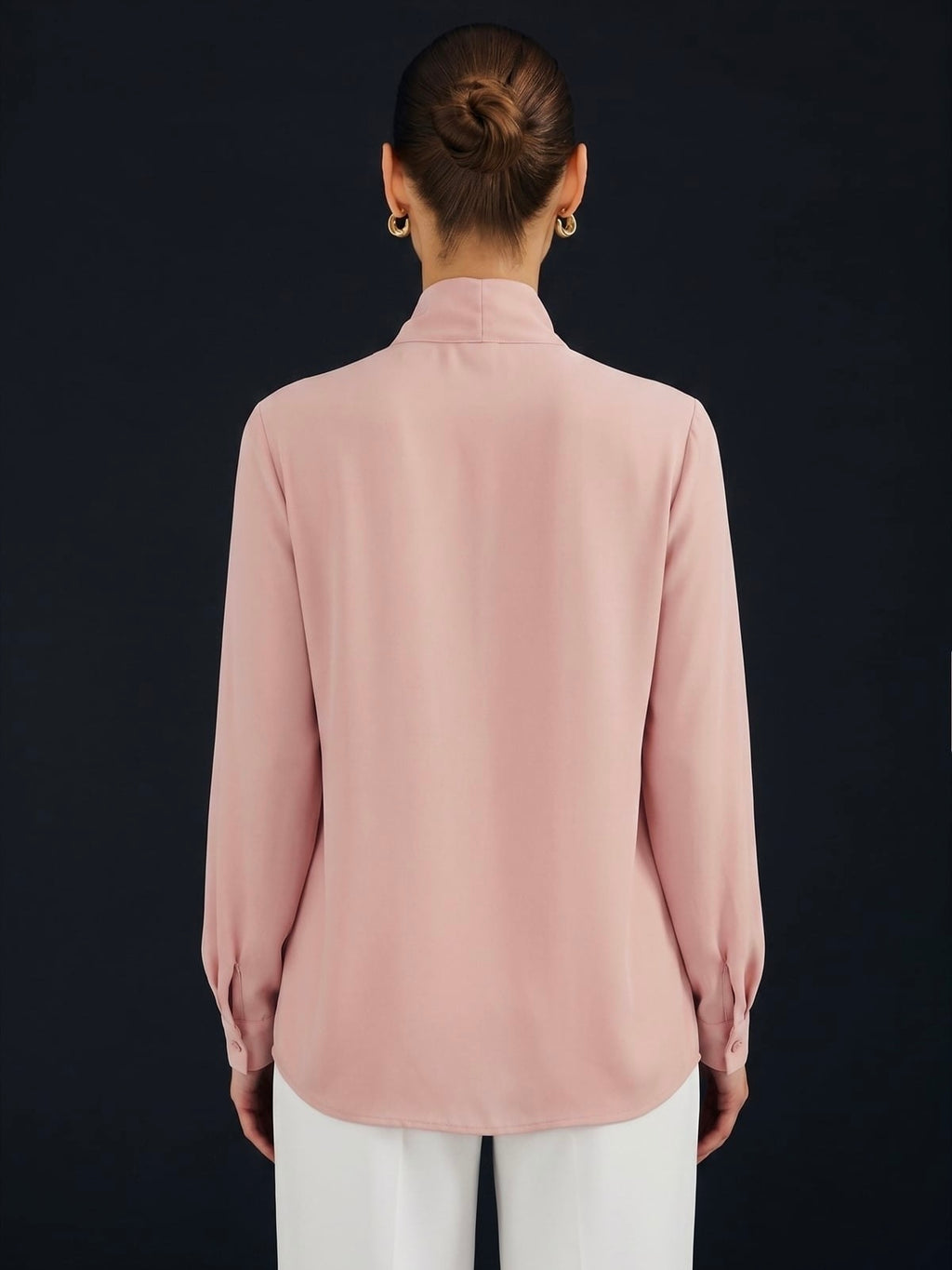 Elegant Bow Tie Blouse