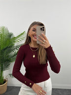 Basic Burgundy Sweater