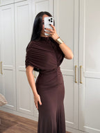 Mocha Elegance Dress