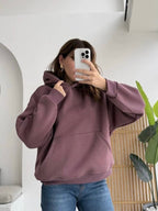 Dark Mauve Hoodie