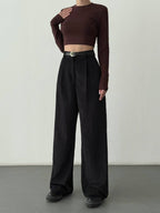 Corduroy Wide Leg Pants