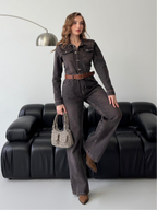Classic Dark Denim Jumpsuit