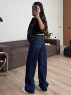 High Waist Straight Jeans