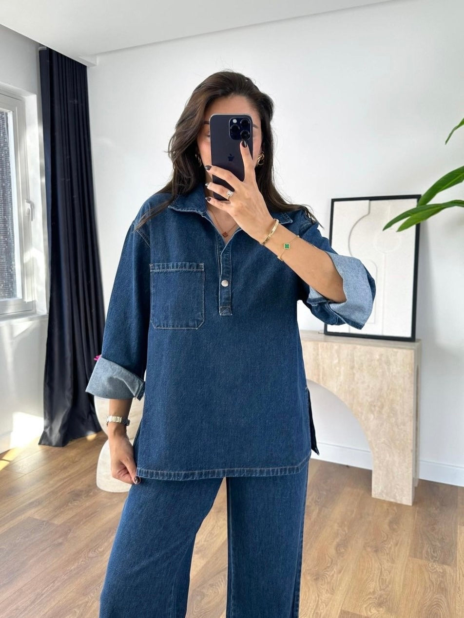 Denim Elegance Set