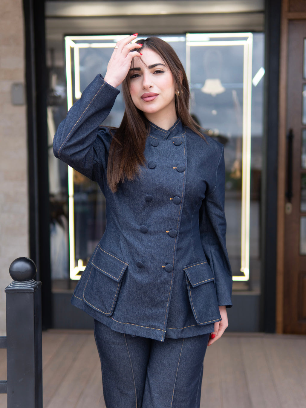 Denim Elegance Set
