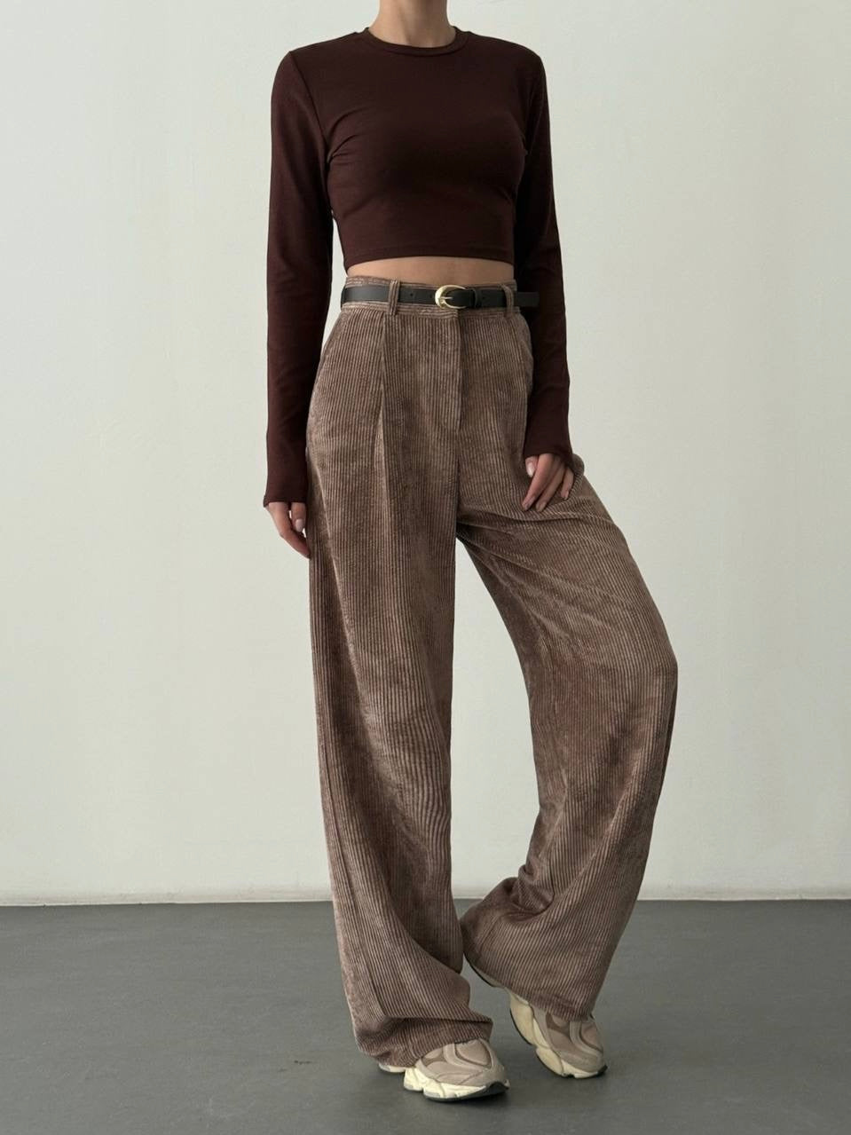 Corduroy Wide Leg Pants