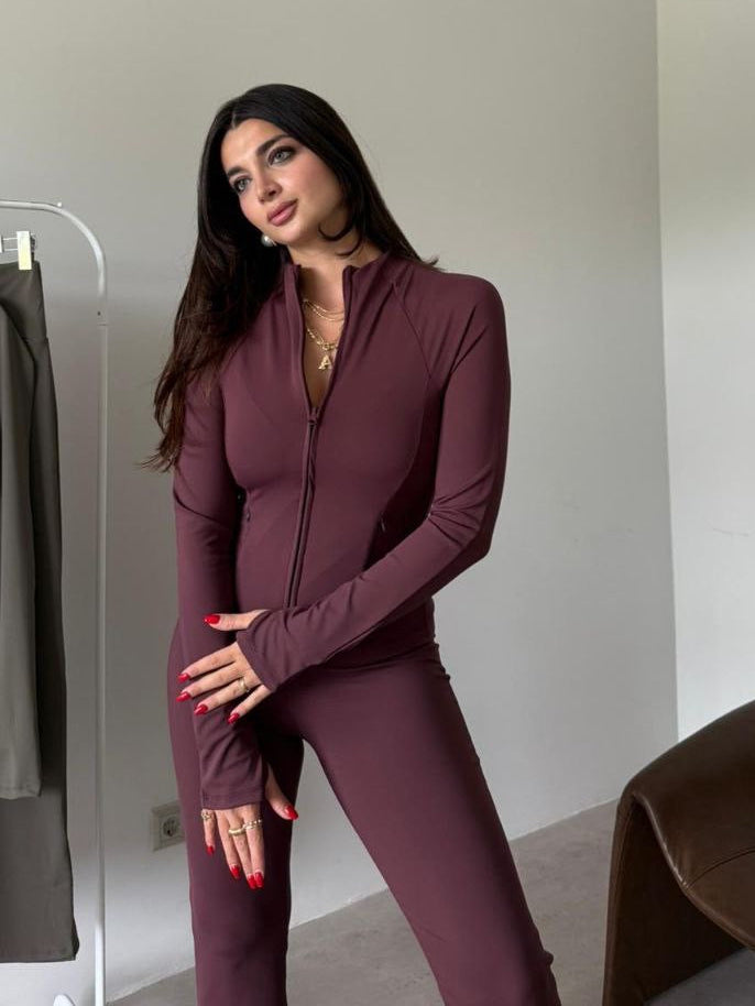 Burgundy Oysho Active Set