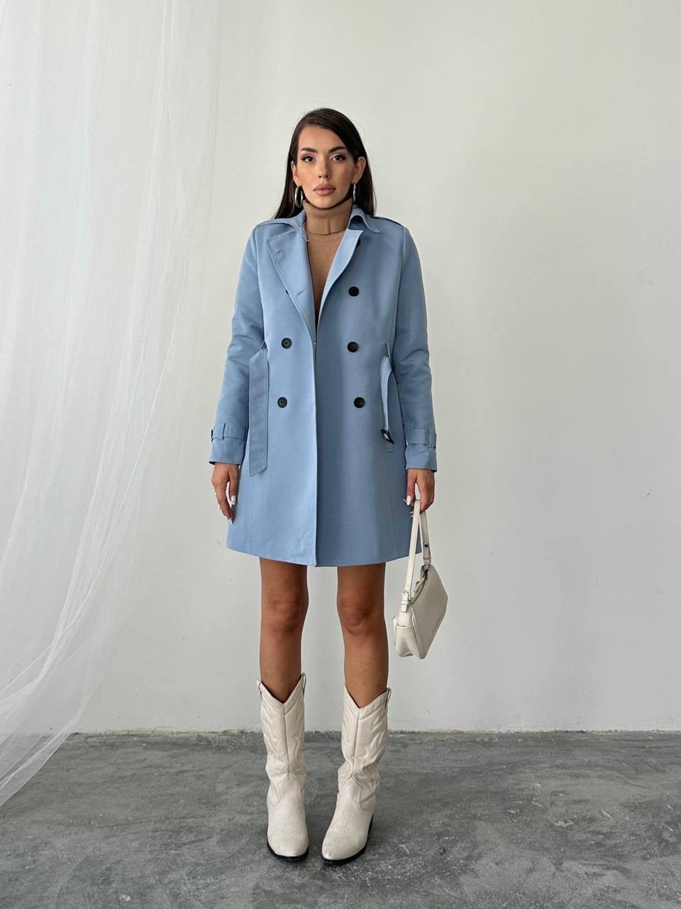 Blue Trench Coat