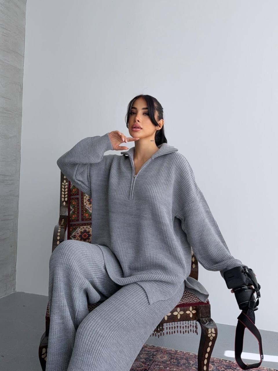 Gray Wool Set