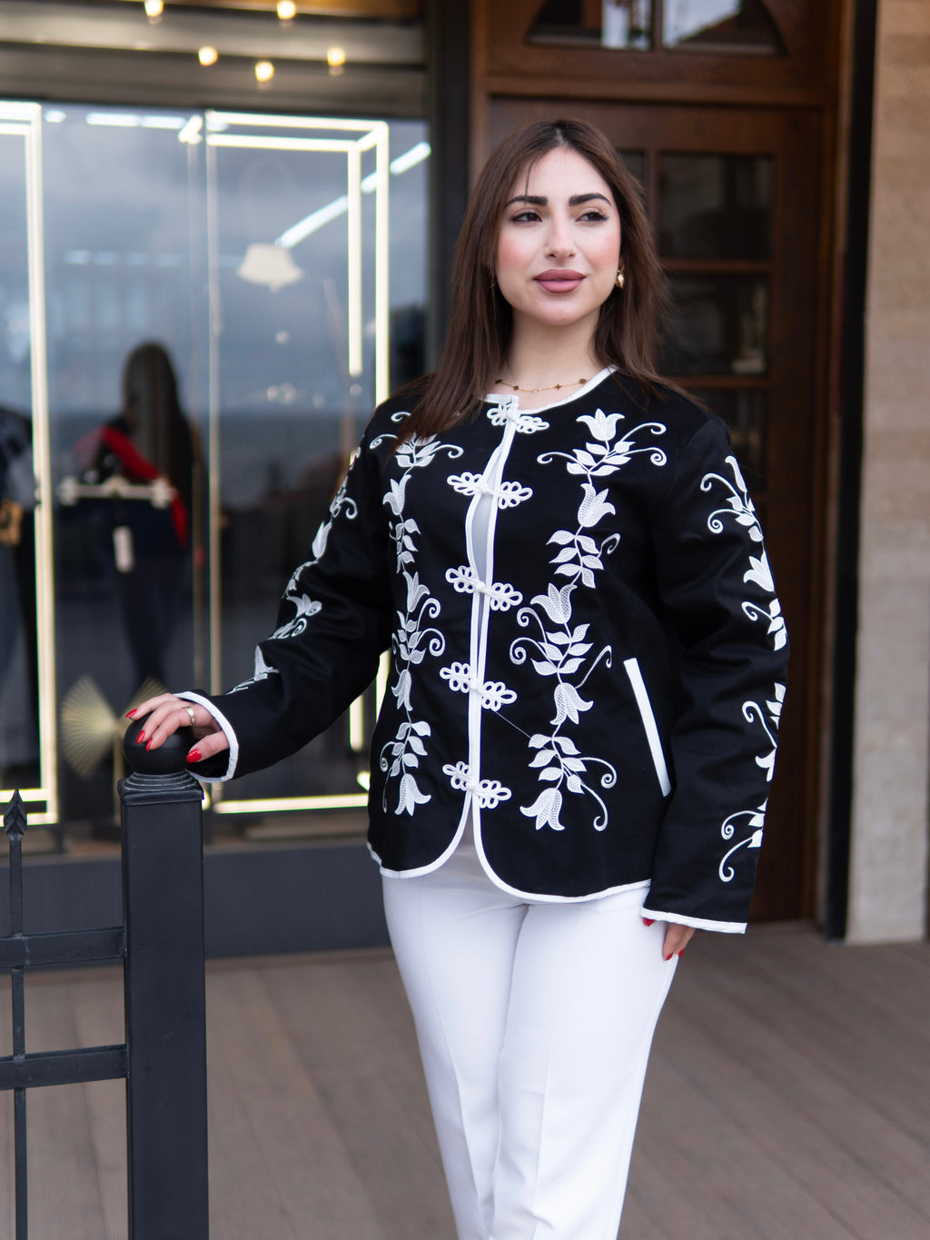 Black Embroidered Jacket