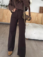 Zara Straight Brown Jeans