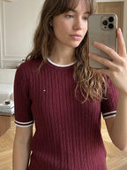 Tommy Hilfiger Burgundy Blouse