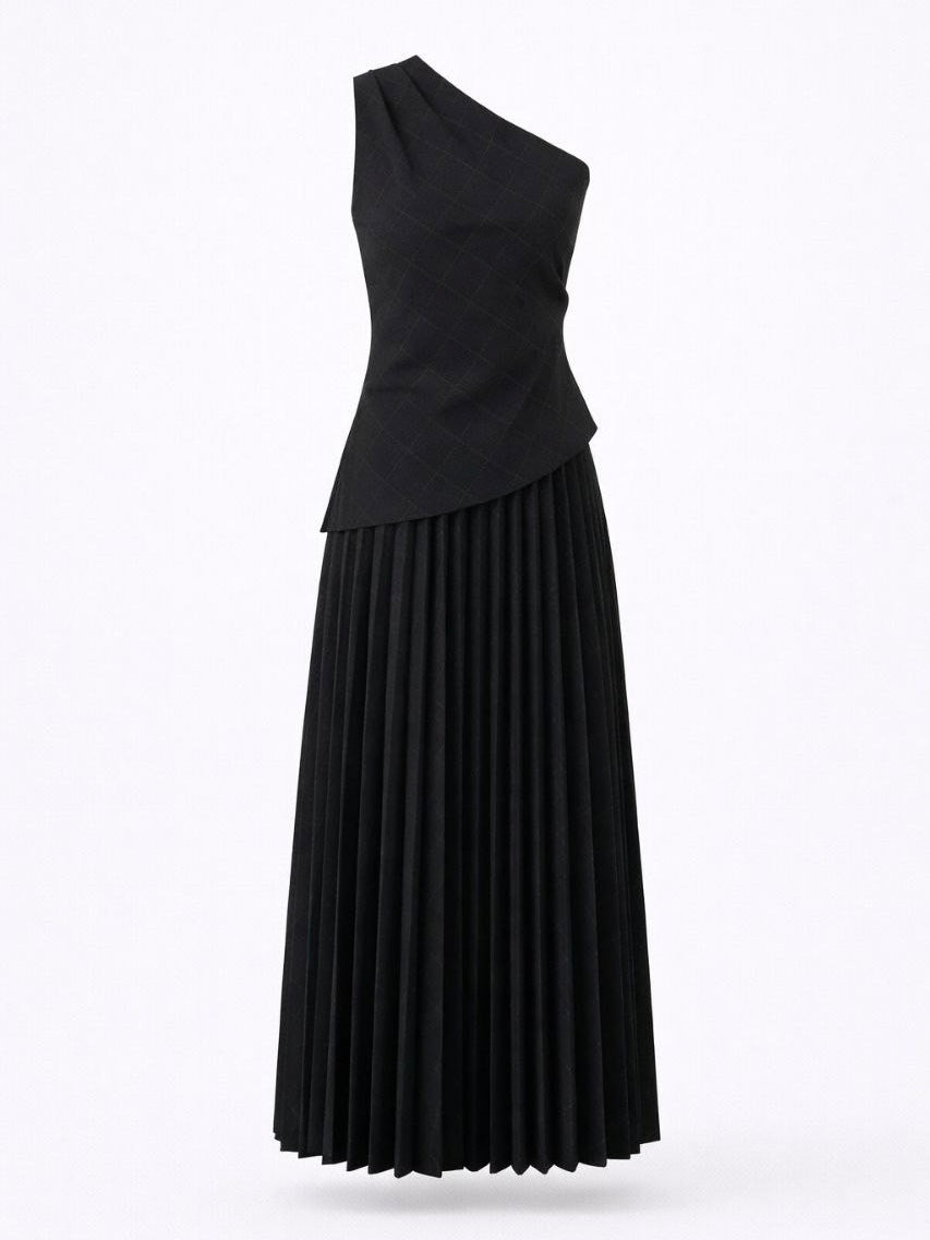 Chic Black Two-Piece Set