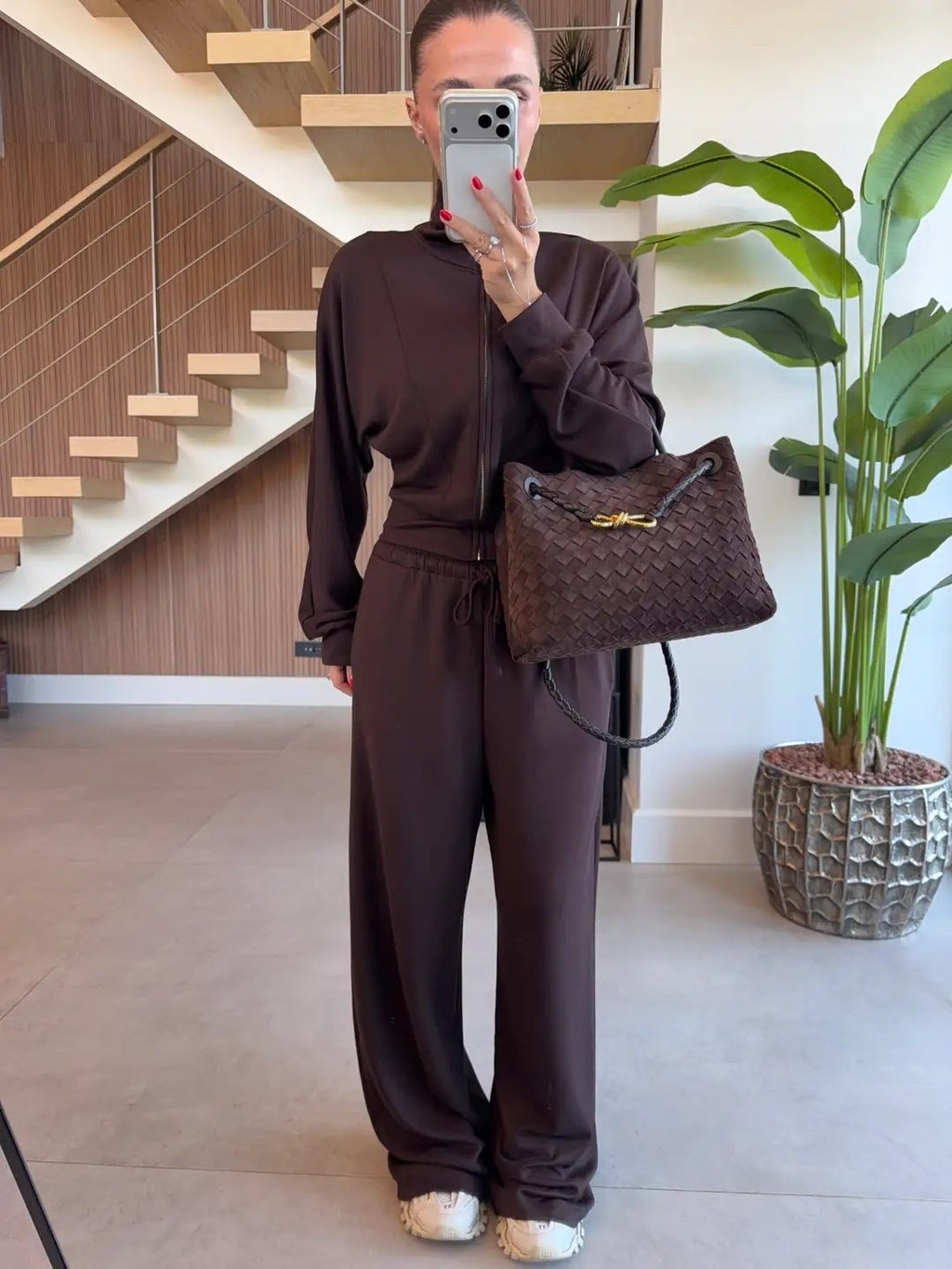 Massimo Dutti – Soft Lounge Two-Piece Set