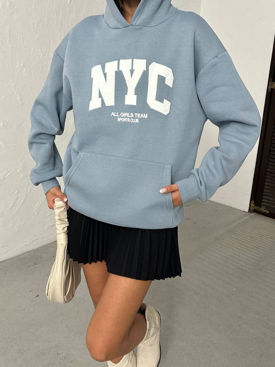 Blue New York Hoodie