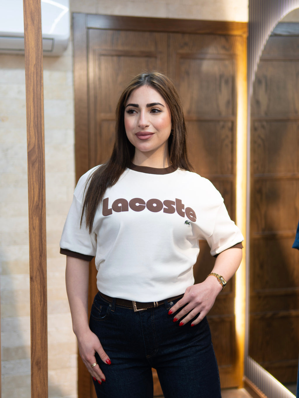 Lacoste Round Neck Top