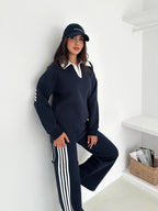 Navy Stripe Set