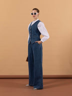 Denim Two-Piece Set