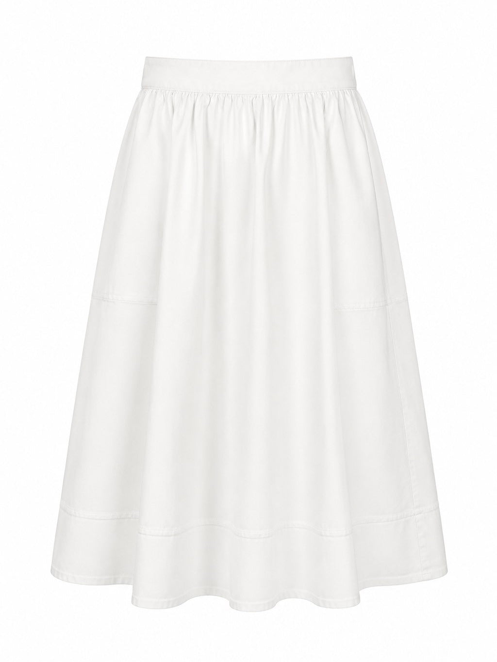 Essential Cotton Midi Skirt
