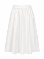 Essential Cotton Midi Skirt