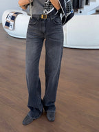 High Waist Zara Straight Jeans
