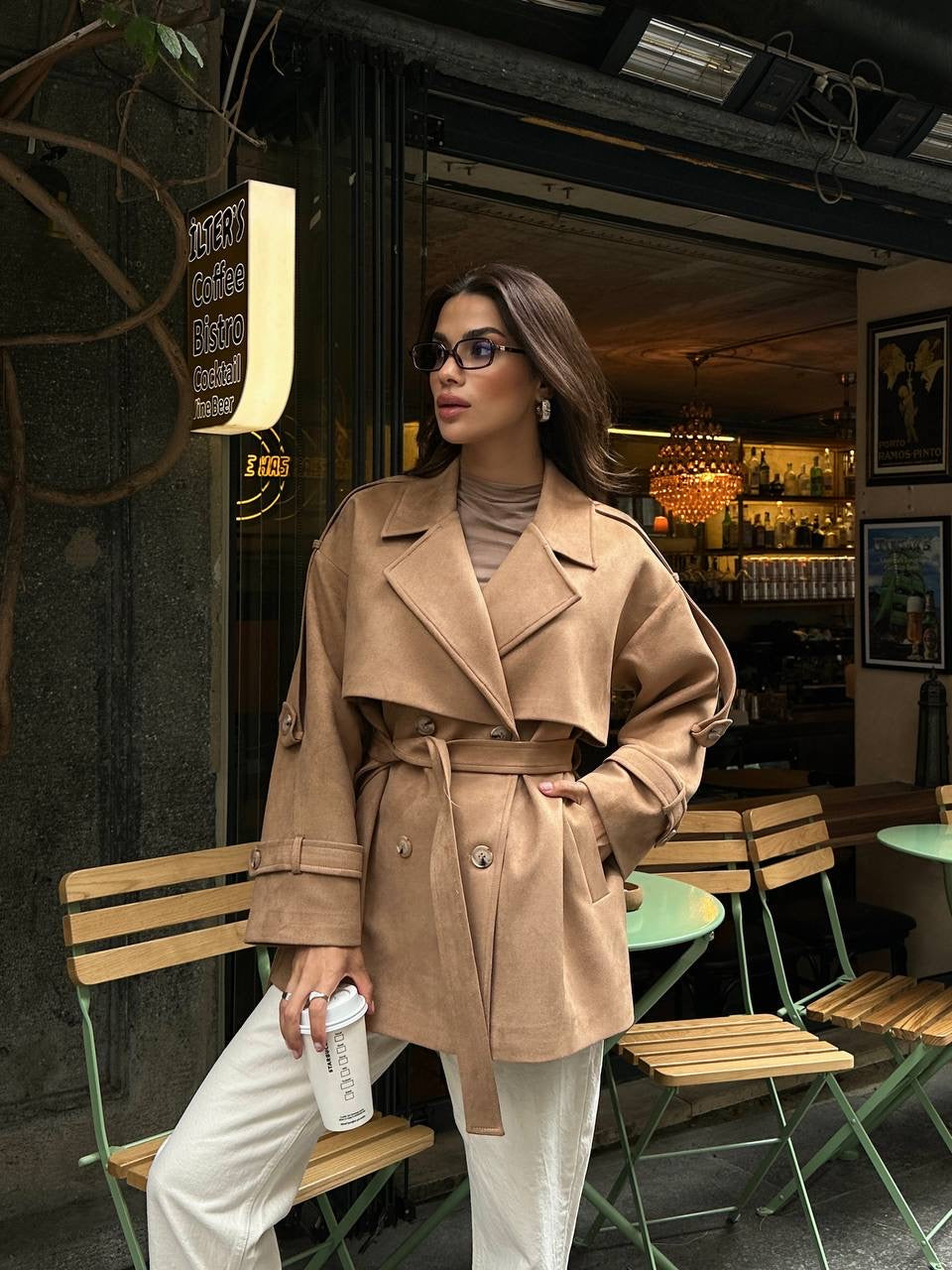 Beige Trench Coat