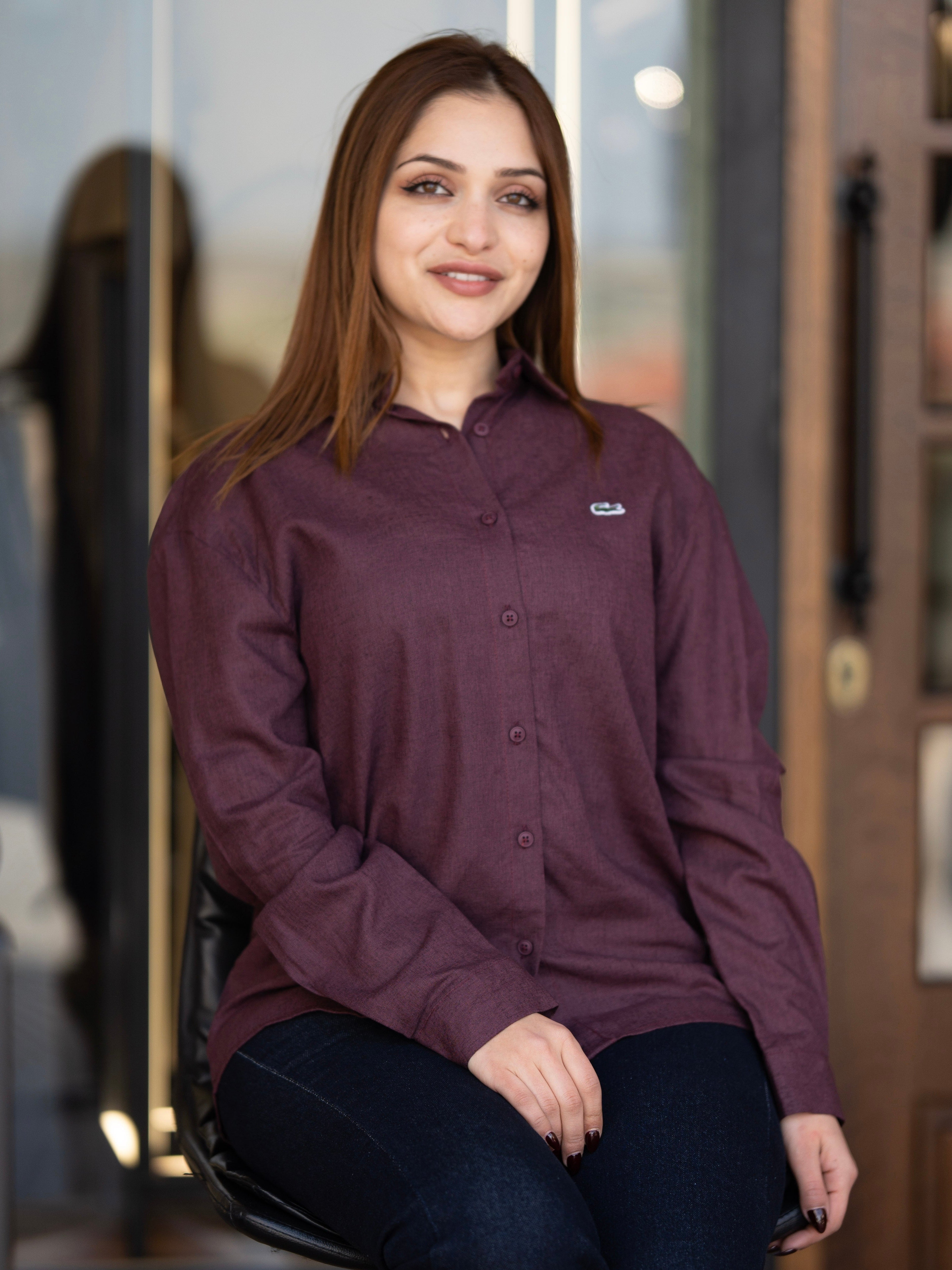 Lacoste Burgundy Color