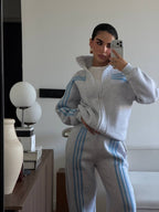 Adidas Grey Tracksuit Set