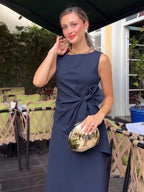 Classic Blue Evening Dress