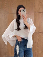 ZARA Flow Layer Blouse